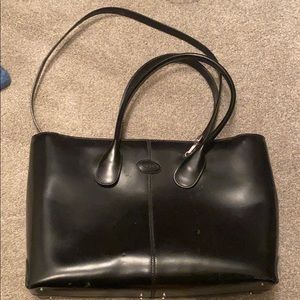 Tod's gorgeous black leather bag